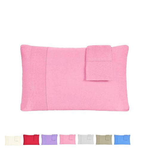 Kit 2 Fronhas em Malha 100% Algodão - Bene Casa
