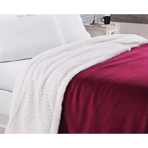 Edredom Solteiro Aspen Dupla Face Fleece / Sherpa - Andreza