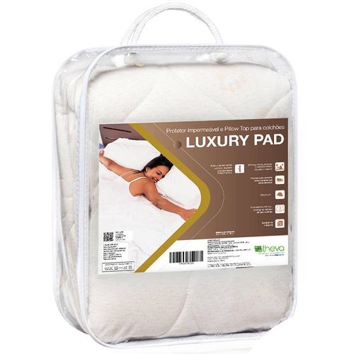 Protetor de Colchão Impermeável Queen Luxury Pad - Theva