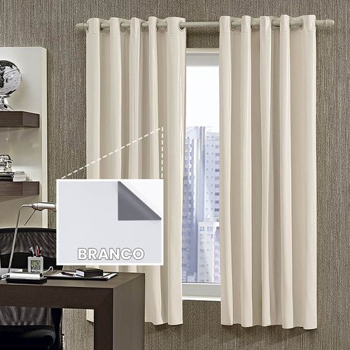 Cortina para Sala / Quarto Blackout 100% 4,2 x 2,8m - Bella Janela