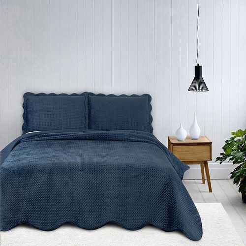 Kit Colcha / Cobre Leito King Velvet Neo - Camesa