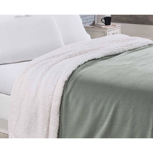 Edredom Solteiro Aspen Dupla Face Fleece / Sherpa - Andreza