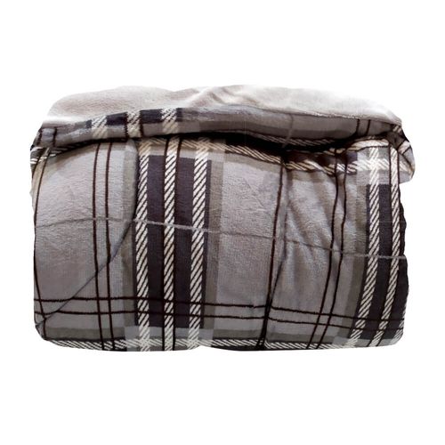 Edredom Queen Plush Inove Estampado - Hedrons