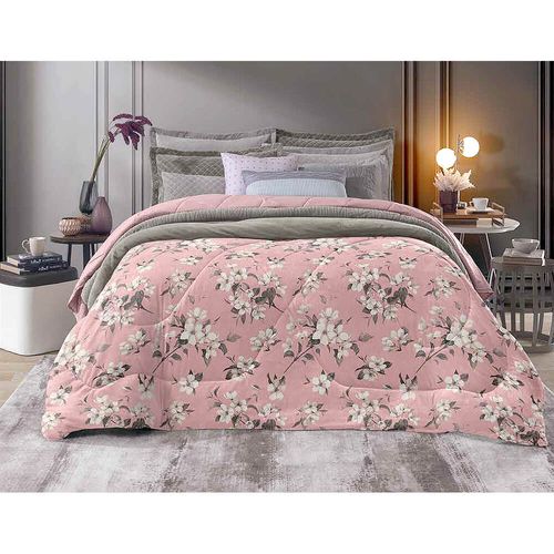Edredom Queen Plush Sherpa Estampado - Hedrons
