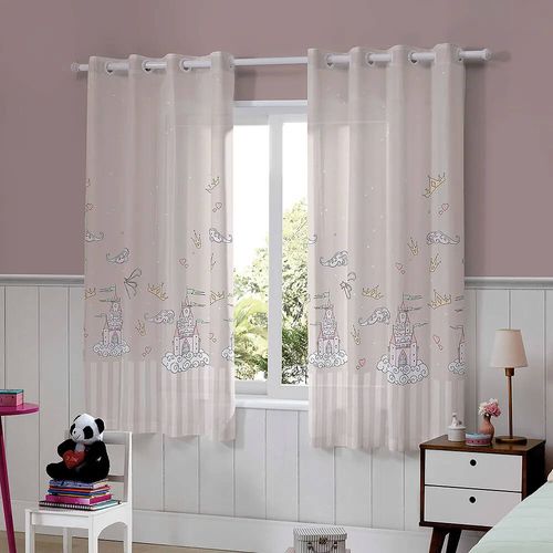 Cortina Infantil Blackout 100% Uni Colore 2,6 x 1,7m - Bella Janela