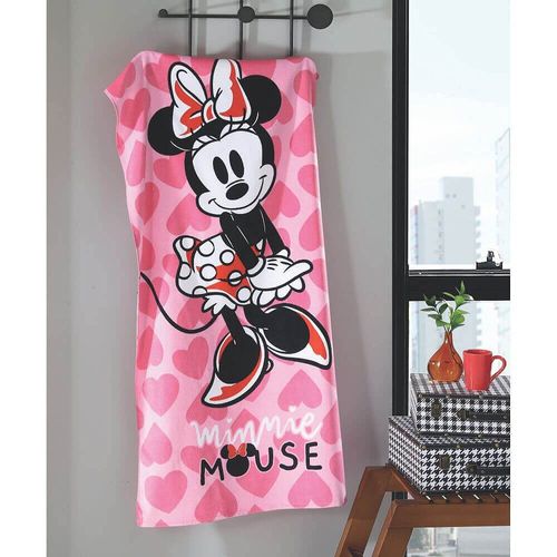 Toalha de Praia Minnie 100% Algodão - Dohler