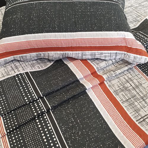 Kit Colcha / Cobre leito Solteiro Dyuri Estampado - Jolitex