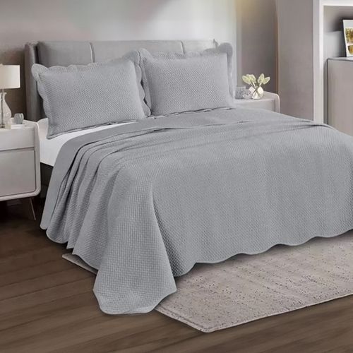 Kit Colcha / Cobre Leito Queen Velvet Neo - Camesa