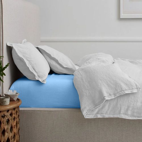 Lençol Casal Profissional 180 Fios 100% Algodão com Elástico - Linea