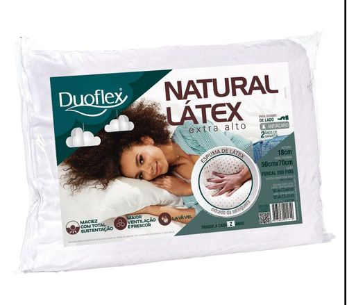 Travesseiro Natural Latex Extra Alto - Duoflex
