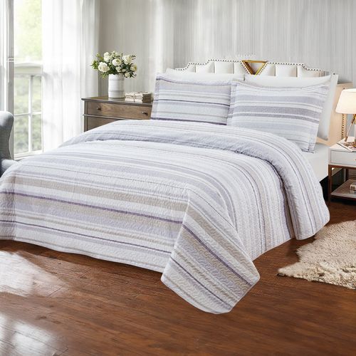 Kit Colcha / Cobre leito King Ultrassonic Estampado - Sultan