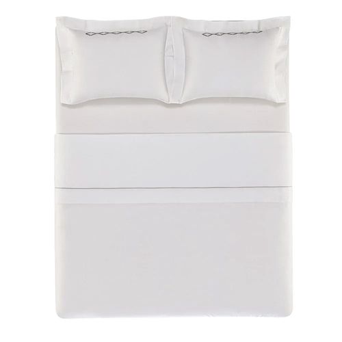 Jogo de Cama King 300 fios Bordado Franco - Karsten