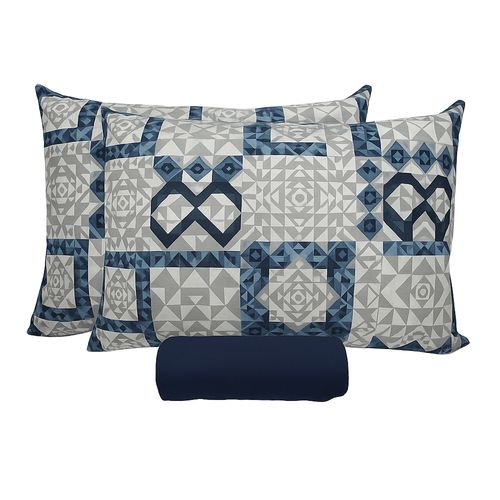 Jogo de Cama de Malha King 3 Peças Doce Vida - Portallar