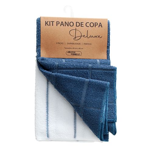 Kit 2 Peças Pano de Copa Deluxe - Jolitex