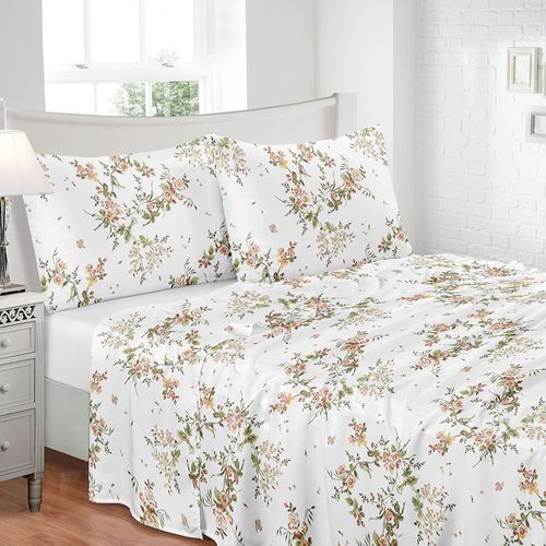 Jogo de Cama Casal Toque de Seda Estampado - Jolitex